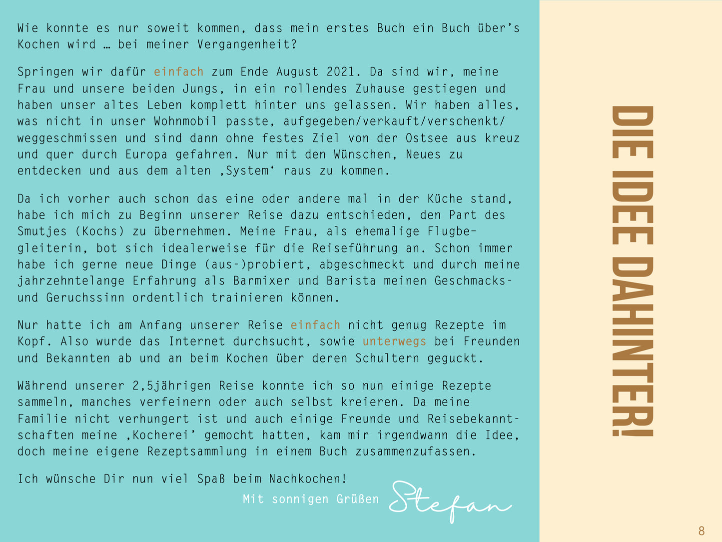 Einfach.Unterwegs. - Rezeptsammlung für Langzeitreisende