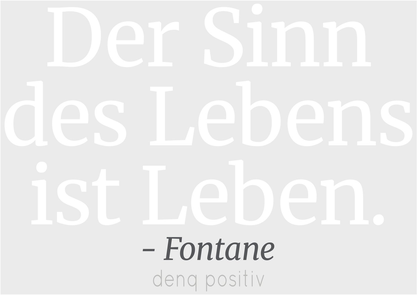 Bio-T-Shirt für Herren mit enganliegender Passform | Der Sinn des Lebens ist Leben. - Nietzsche