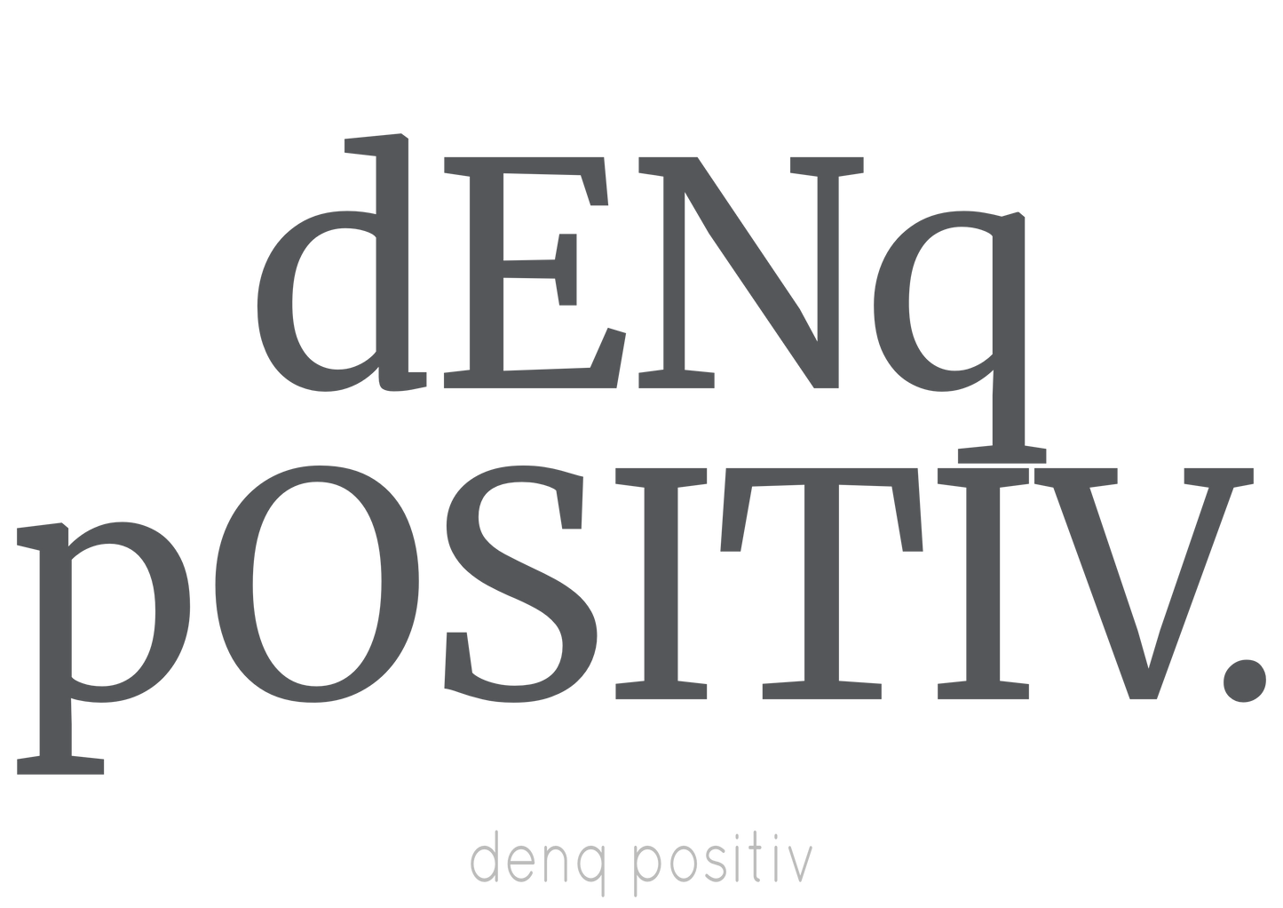 Unisex T-Shirt aus Bio-Baumwolle | dENq pOSITIV. - Jeske