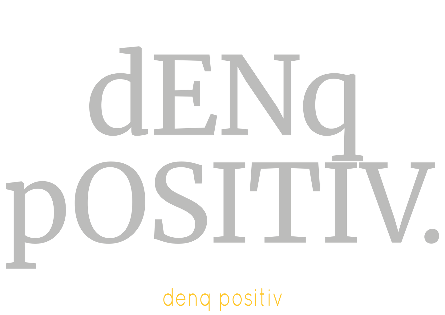 Unisex T-Shirt aus Bio-Baumwolle | dENq pOSITIV. - Jeske