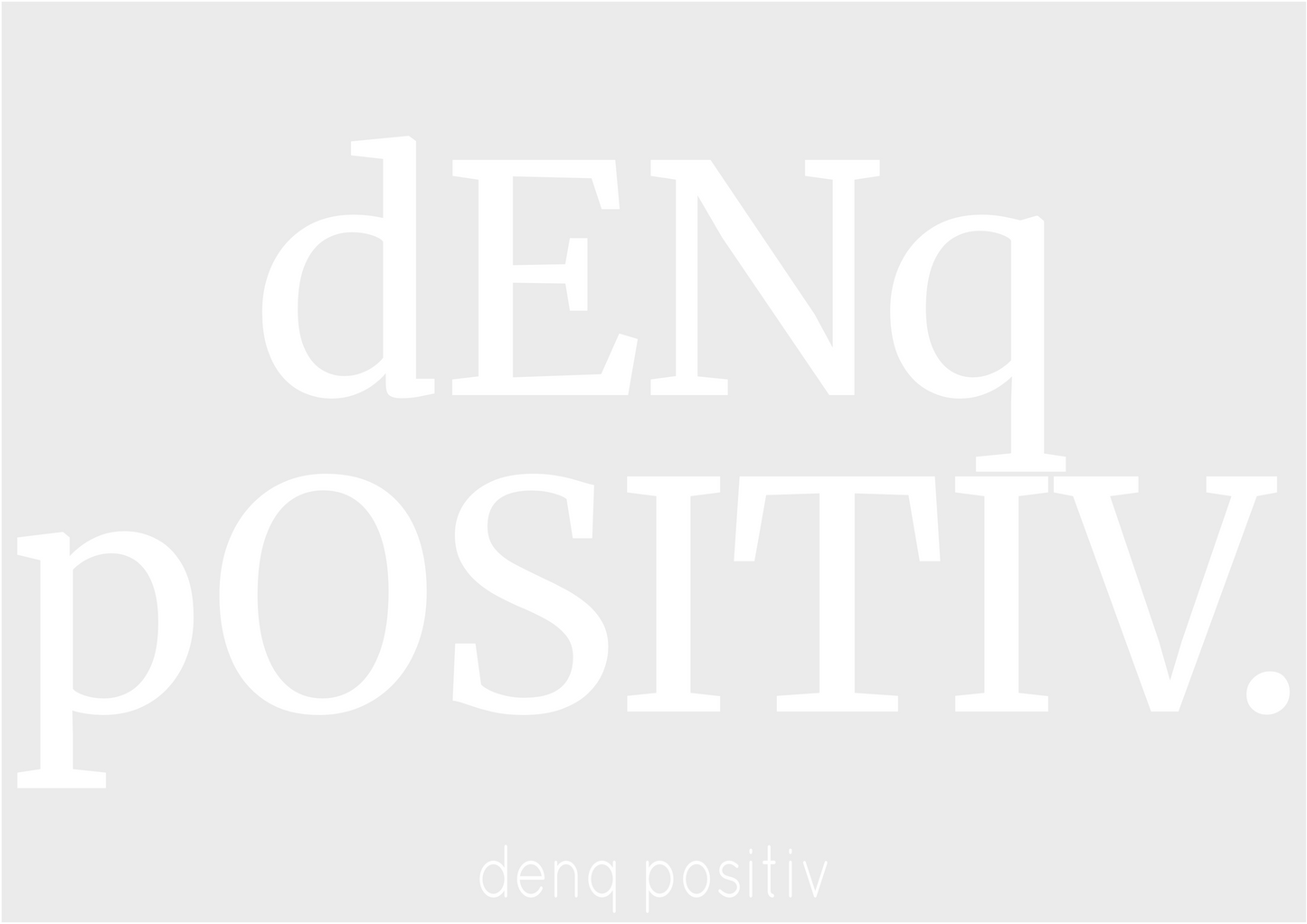 Unisex T-Shirt aus Bio-Baumwolle | dENq pOSITIV. - Jeske