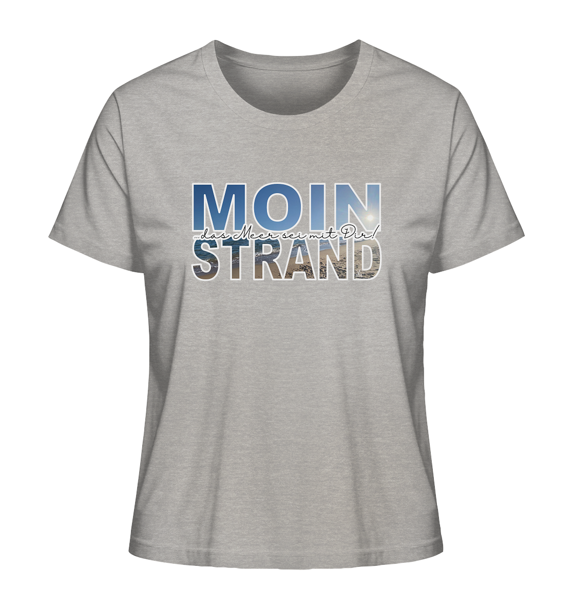 Moin Strand ⚓ Mädels Bio-T-Shirt