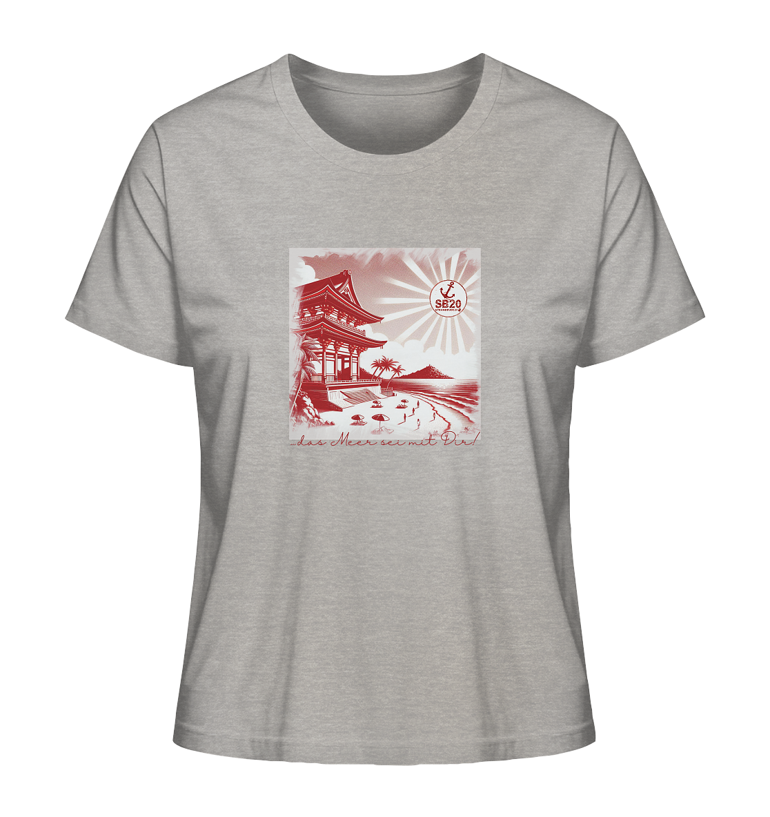 Fushimi Inari-Schrein am Meer ⚓ Mädels Bio T-Shirt