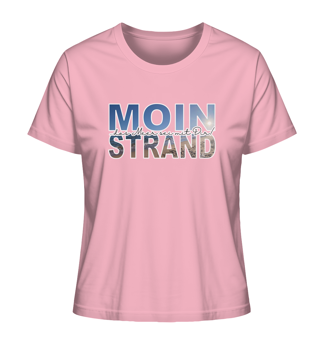 Moin Strand ⚓ Mädels Bio-T-Shirt