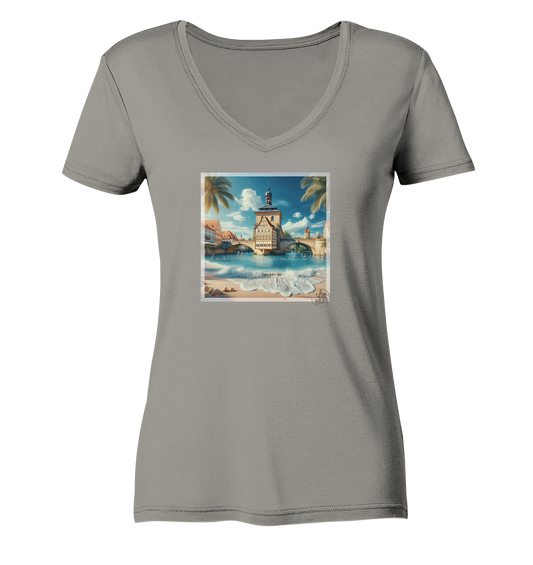Alte Rathaus Bamberg am Meer ⚓ Mädels Bio V-T-Shirt