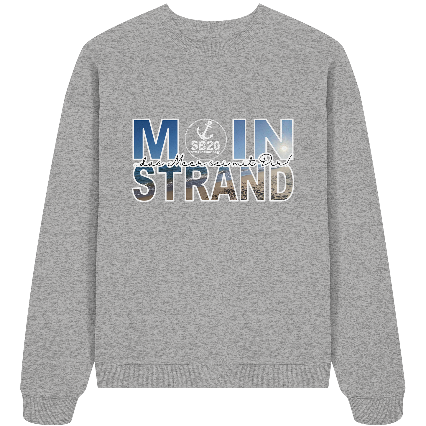 Moin Strand 2.0 ⚓ Unisex Bio-Pulli (Übergross)