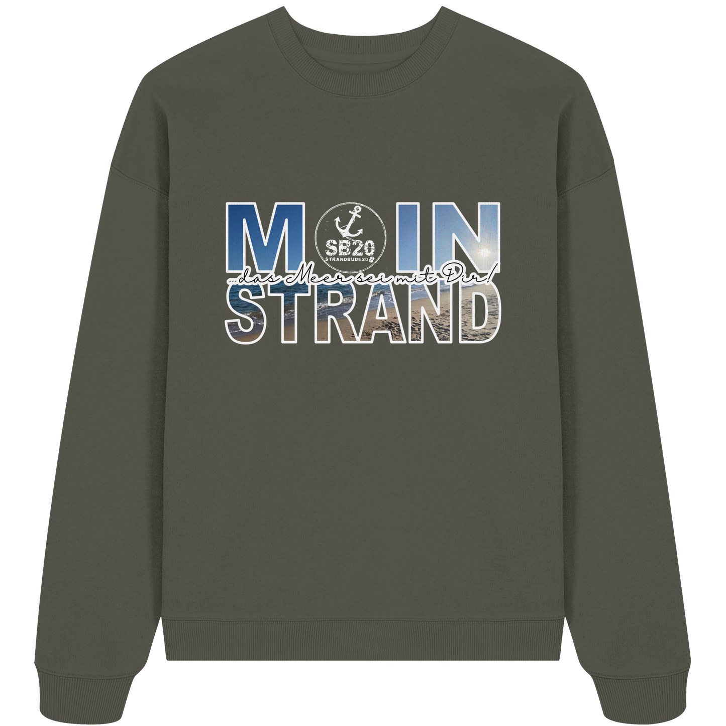 Moin Strand 2.0 ⚓ Unisex Bio-Pulli (Übergross)