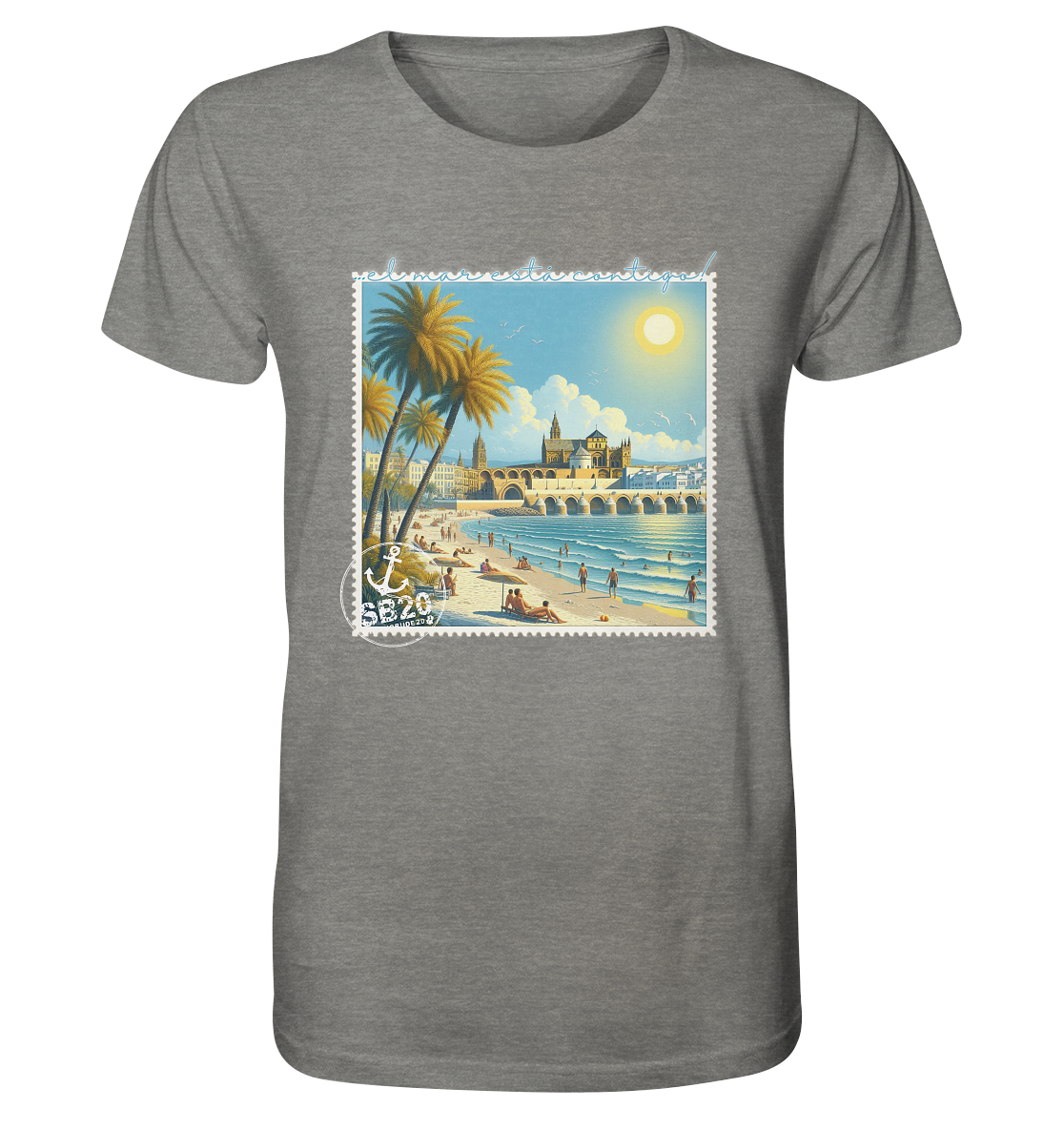 Kathedrale von Córdoba am Meer ⚓ Unisex Bio T-Shirt
