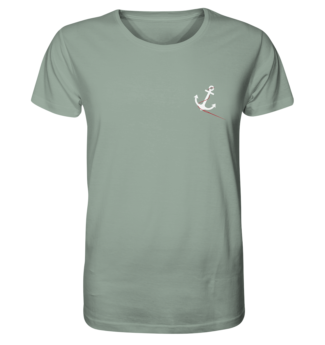 Mann, Hund, Sonnenuntergang ⚓ Jungs Bio-T-Shirt