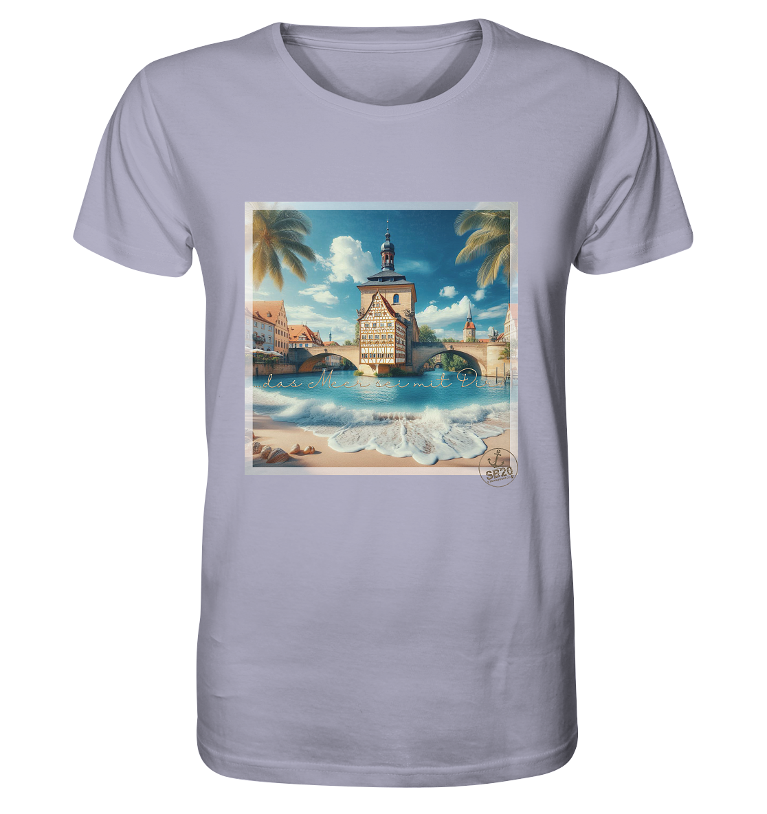 Alte Rathaus Bamberg am Meer ⚓ Unisex Bio T-Shirt