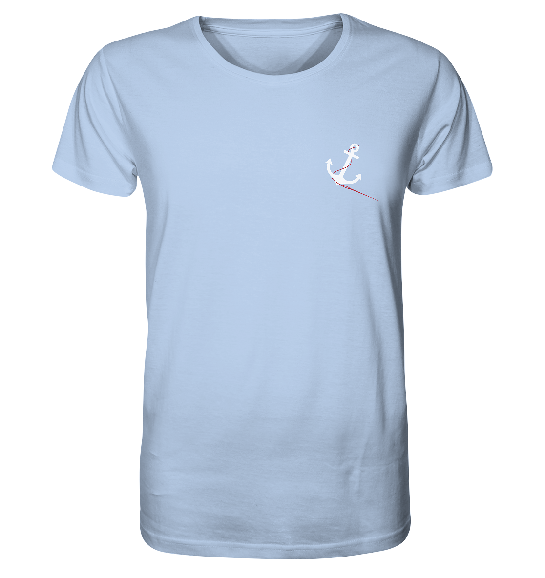 Mann, Hund, Sonnenuntergang ⚓ Jungs Bio-T-Shirt