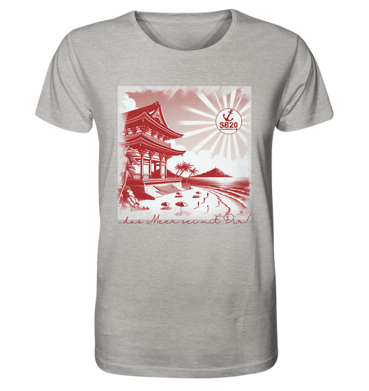 Fushimi Inari-Schrein am Meer ⚓ Unisex Bio T-Shirt