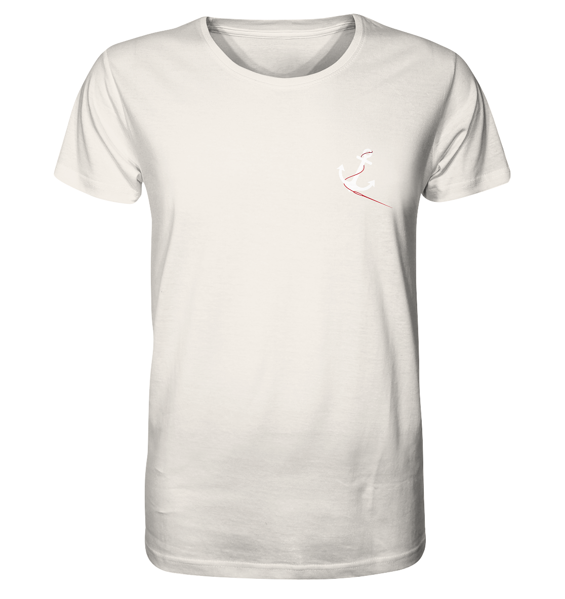 Mann, Hund, Sonnenuntergang ⚓ Jungs Bio-T-Shirt