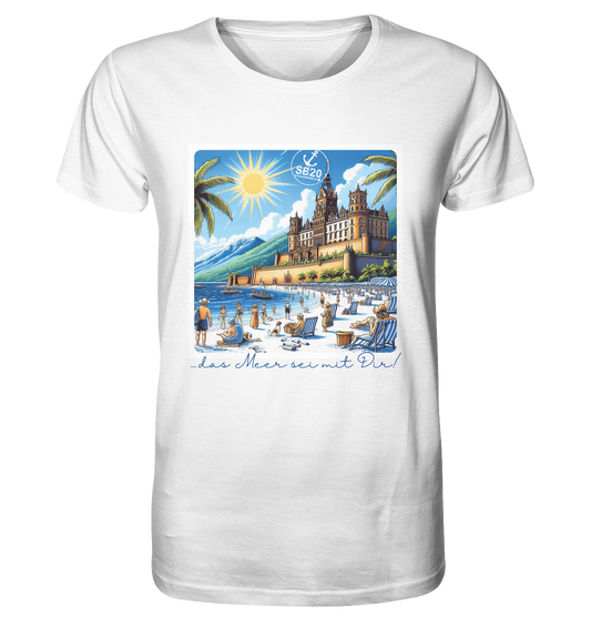 Schloss Heidelberg am Meer ⚓ Unisex Bio T-Shirt