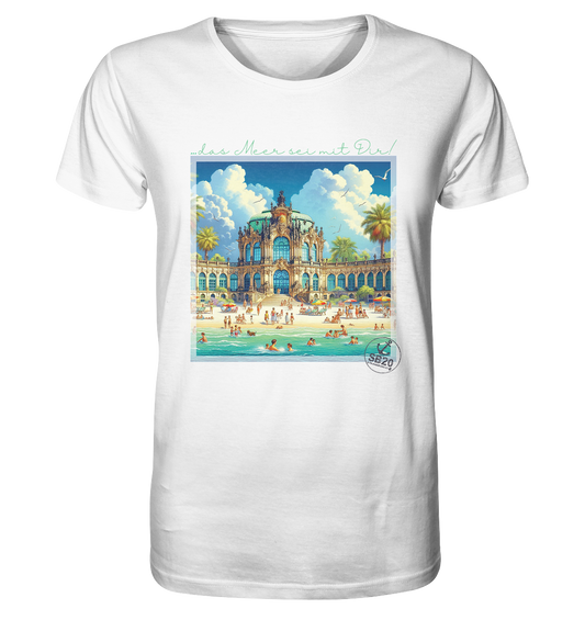 Dresdner Zwinger am Meer ⚓ Unisex Bio T-Shirt