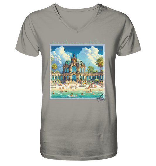 Dresdner Zwinger am Meer ⚓ Jungs Bio V-T-Shirt