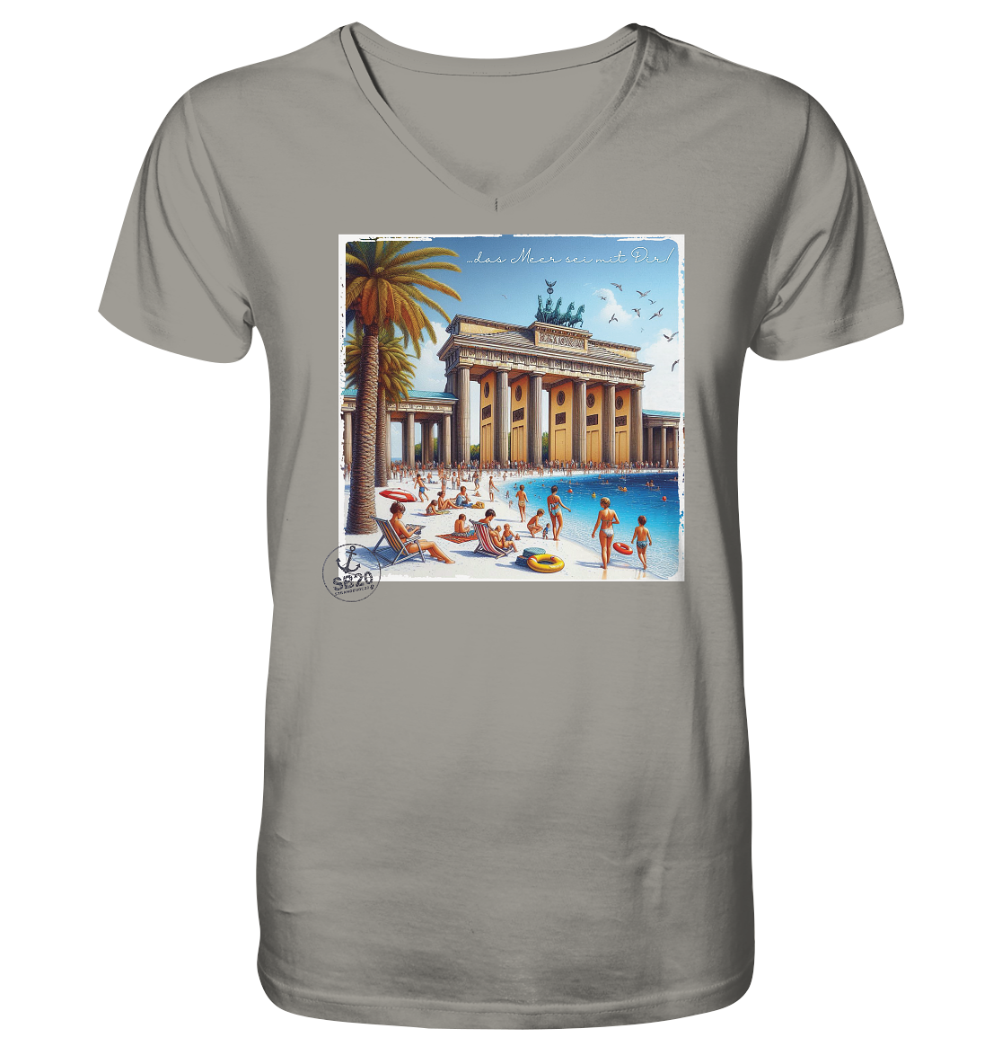 Brandenburger Tor ⚓ Jungs Bio V-T-Shirt