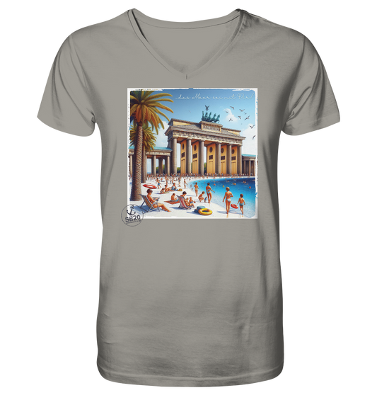 Brandenburger Tor ⚓ Jungs Bio V-T-Shirt