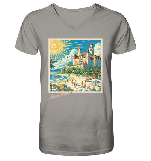Schloss Wartburg am Meer ⚓ Jungs Bio V-T-Shirt