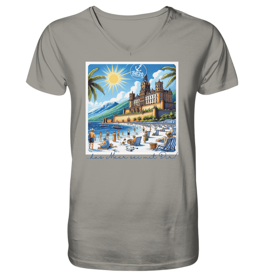 Schloss Heidelberg am Meer ⚓ Jungs Bio V-T-Shirt