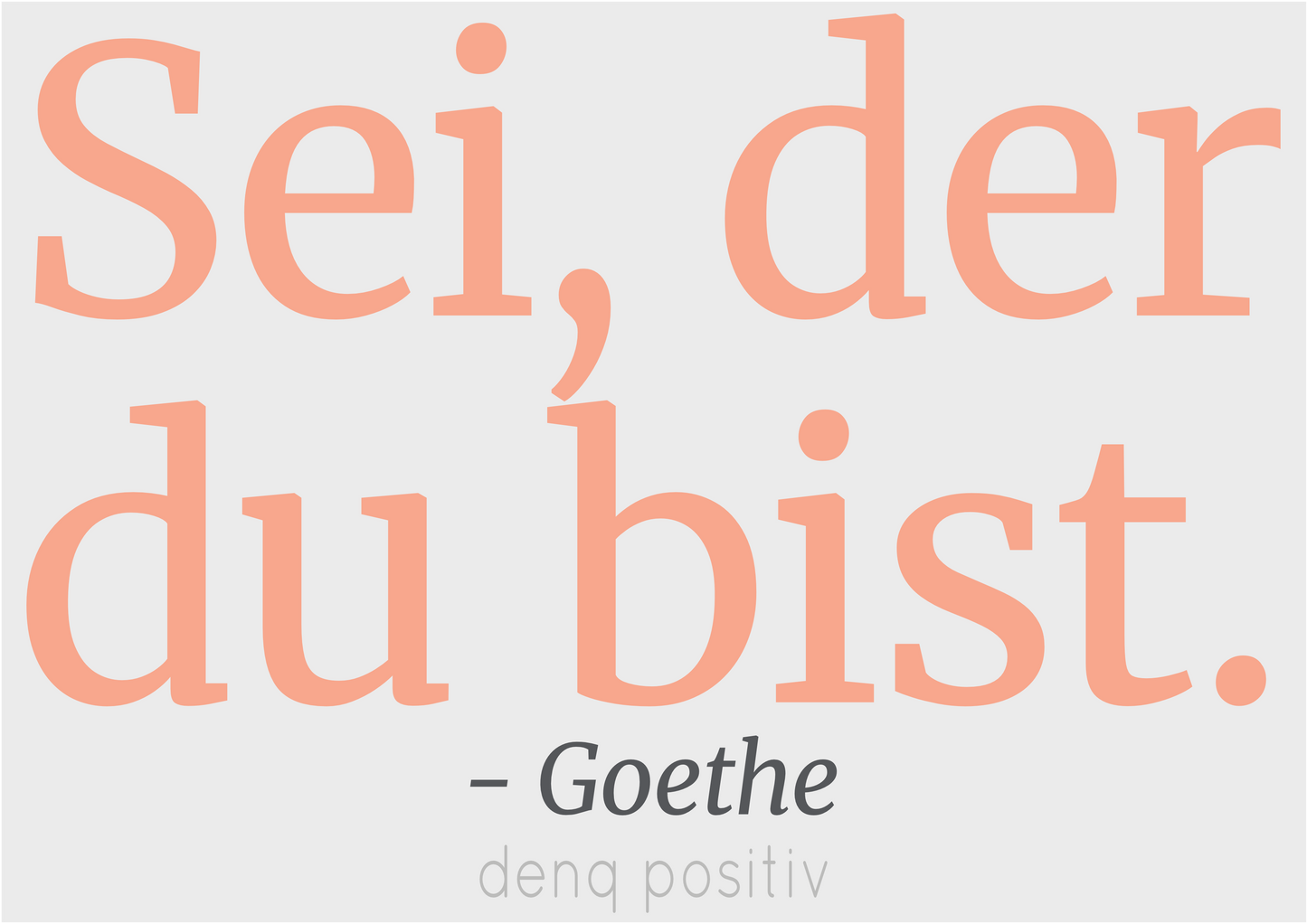 Feminin-inspiriertes Unisex T-Shirt aus Bio-Baumwolle | Sei, der du bist. - Goethe