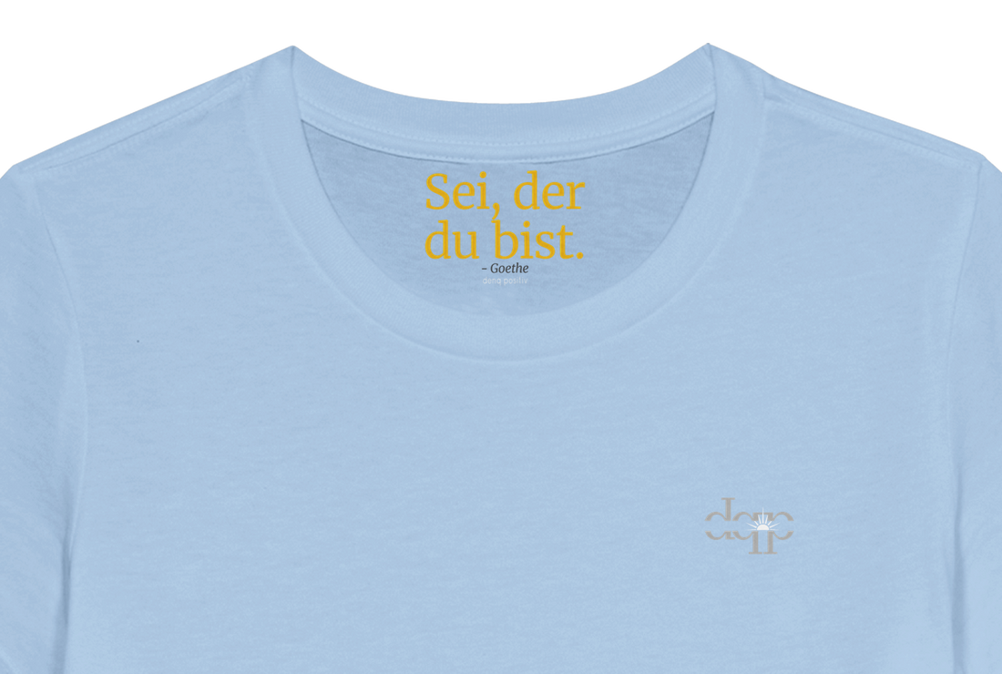 Warum die positive Botschaft innen im Nacken sitzt und nicht aussen auf dem T-Shirt.