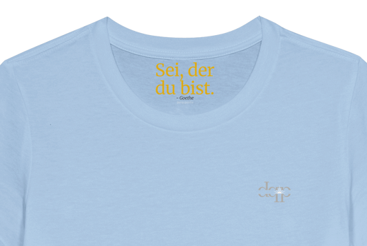 Warum die positive Botschaft innen im Nacken sitzt und nicht aussen auf dem T-Shirt.