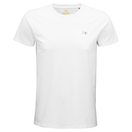 Bio-T-Shirt für Herren mit enganliegender Passform | Du darfst leuchten.