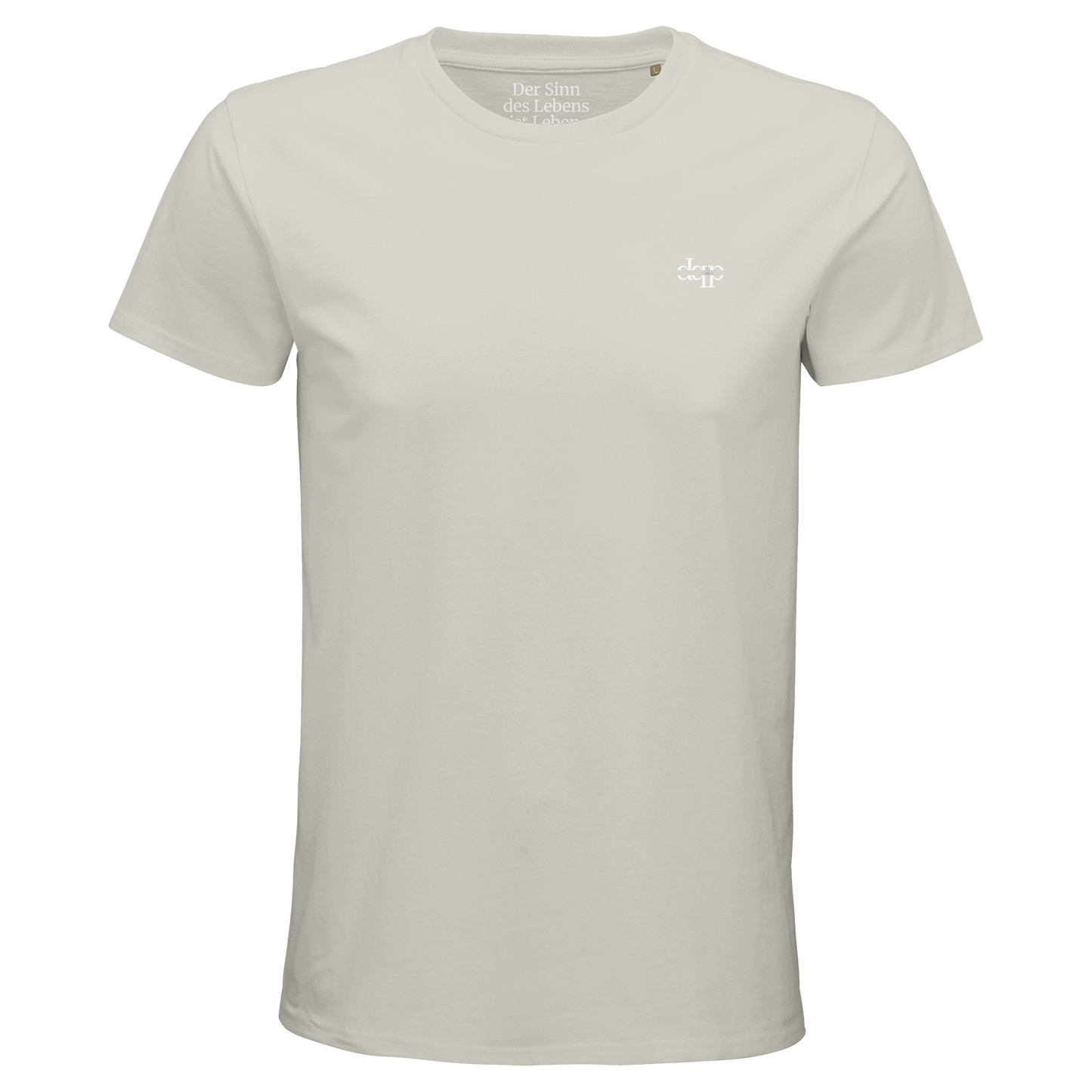 Bio-T-Shirt für Herren mit enganliegender Passform | Der Sinn des Lebens ist Leben. - Nietzsche