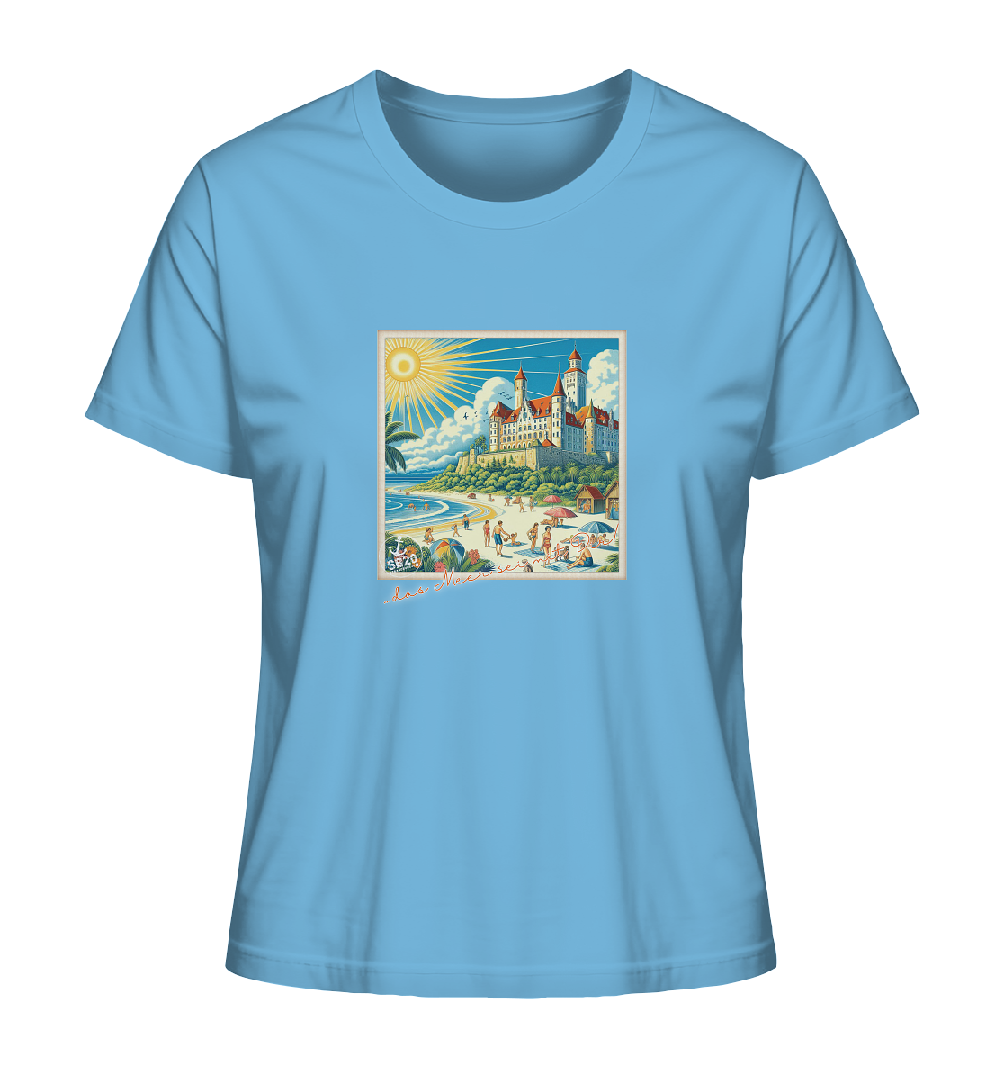 Schloss Wartburg am Meer ⚓ Mädels Bio T-Shirt
