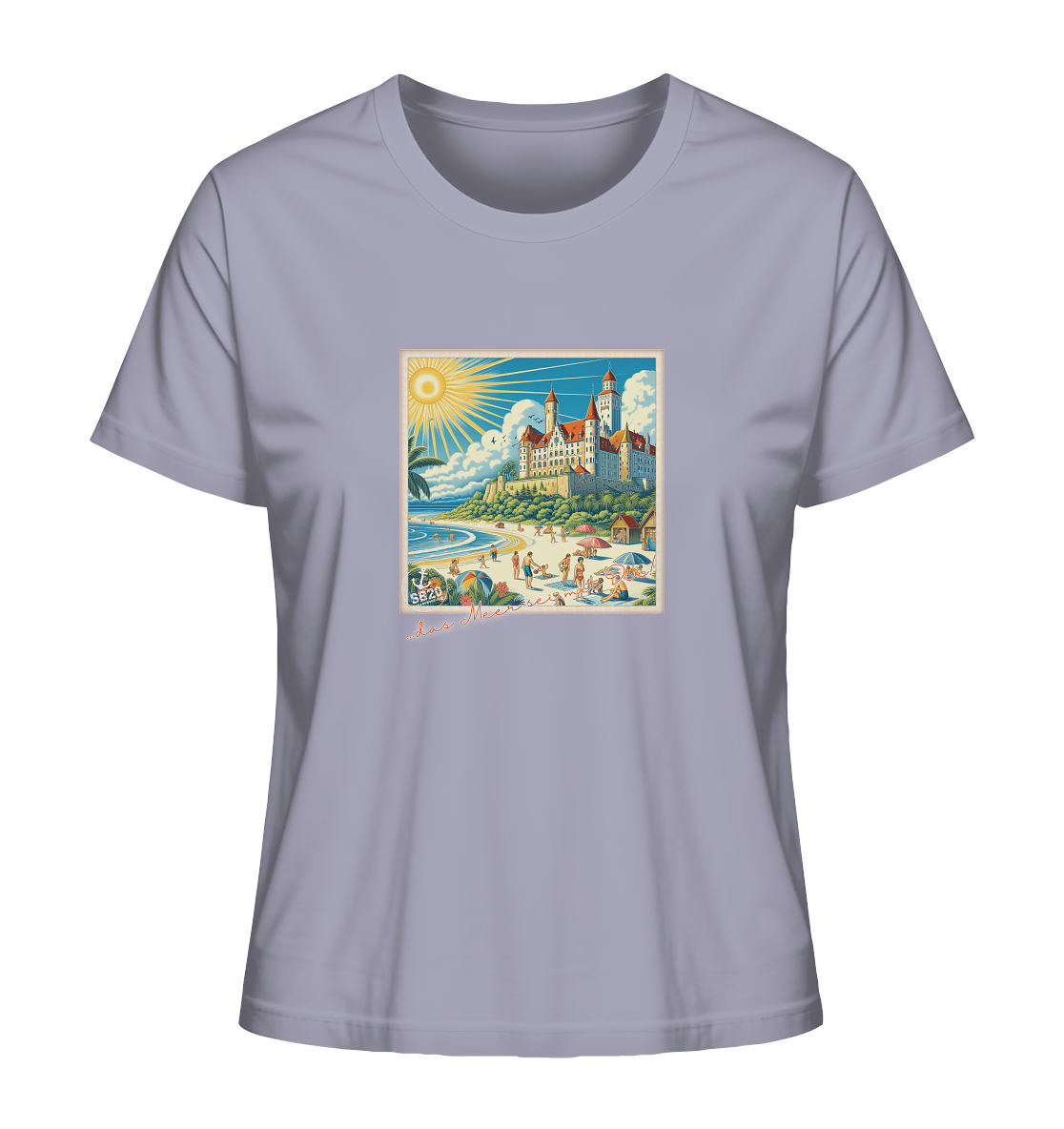 Schloss Wartburg am Meer ⚓ Mädels Bio T-Shirt