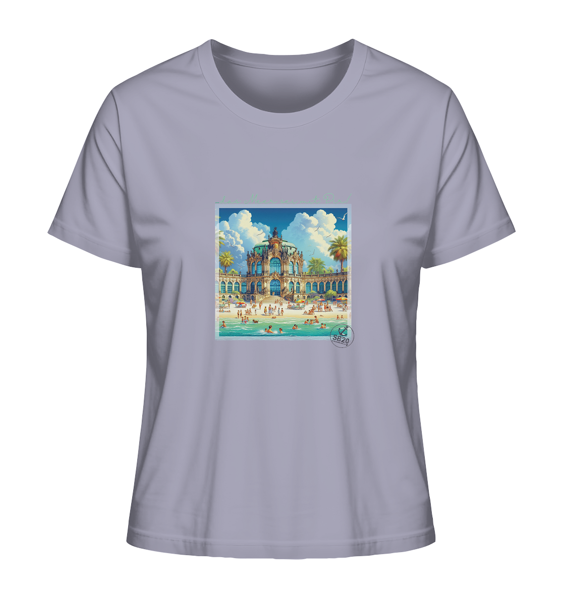Dresdner Zwinger am Meer ⚓ Mädels Bio T-Shirt