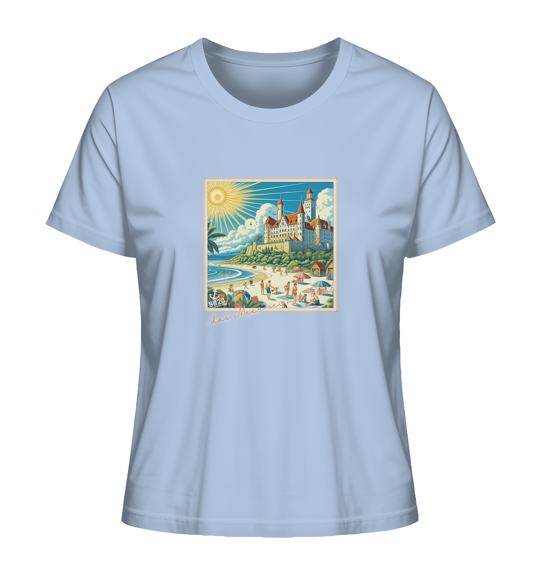 Schloss Wartburg am Meer ⚓ Mädels Bio T-Shirt