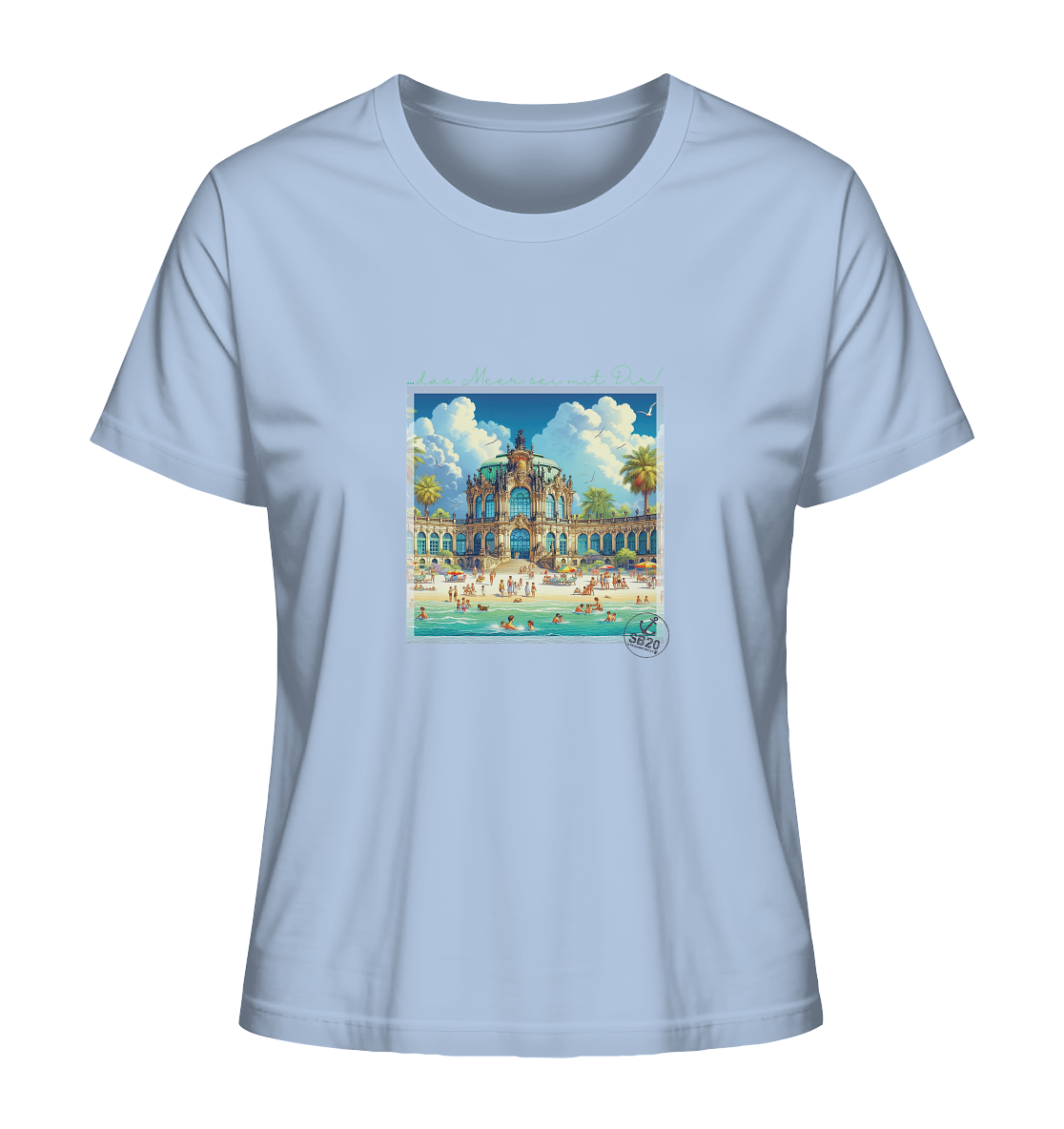 Dresdner Zwinger am Meer ⚓ Mädels Bio T-Shirt