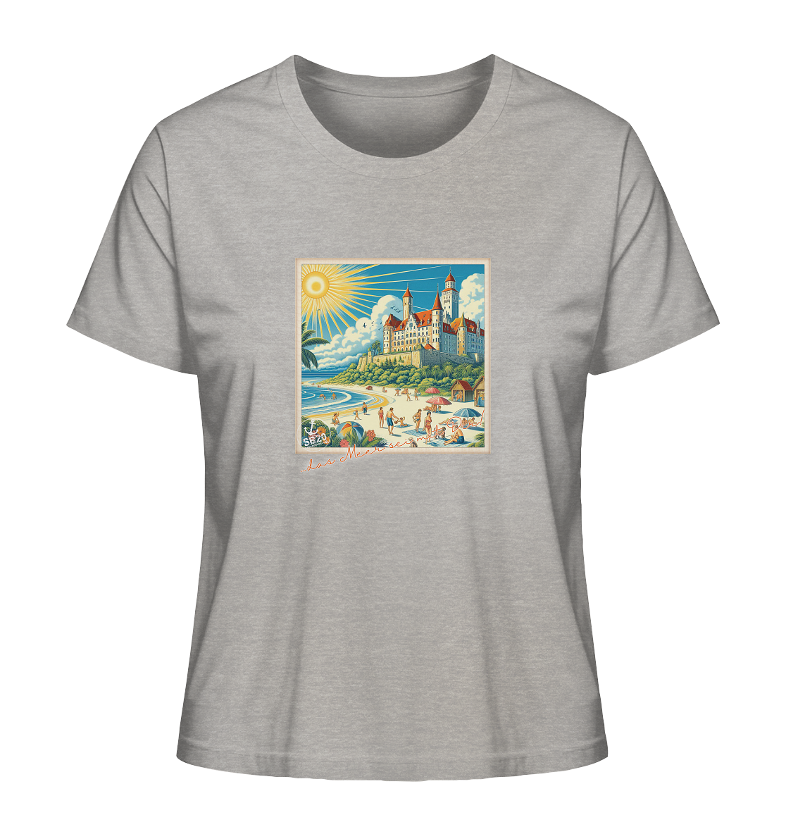Schloss Wartburg am Meer ⚓ Mädels Bio T-Shirt