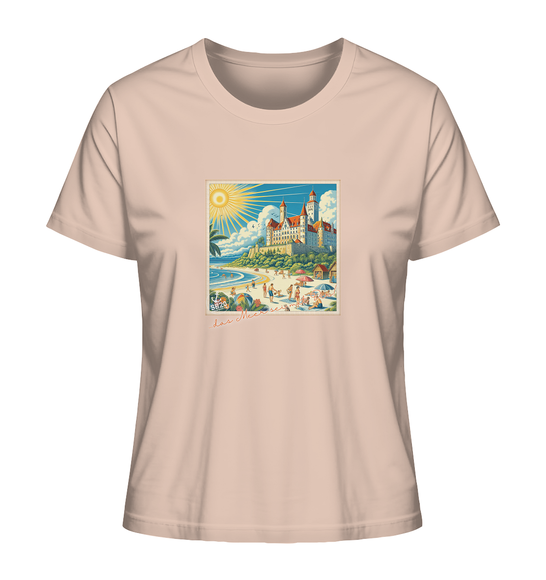 Schloss Wartburg am Meer ⚓ Mädels Bio T-Shirt