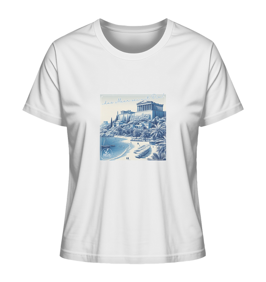 Akropolis am Meer ⚓ Mädels Bio T-Shirt