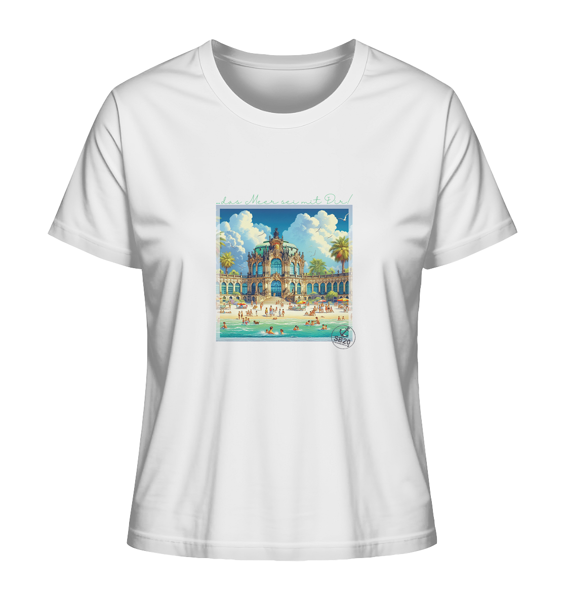 Dresdner Zwinger am Meer ⚓ Mädels Bio T-Shirt