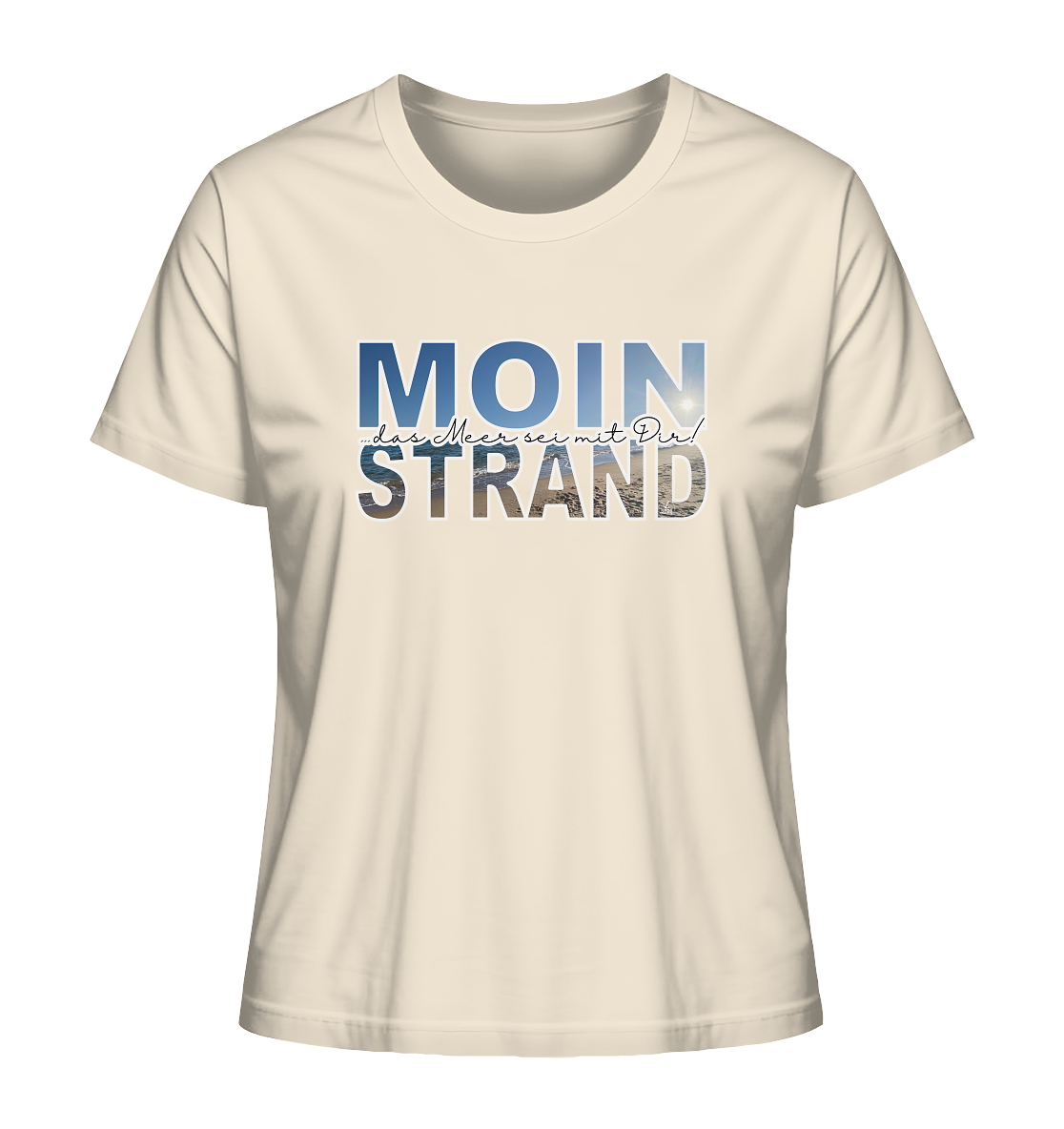 Moin Strand ⚓ Mädels Bio-T-Shirt