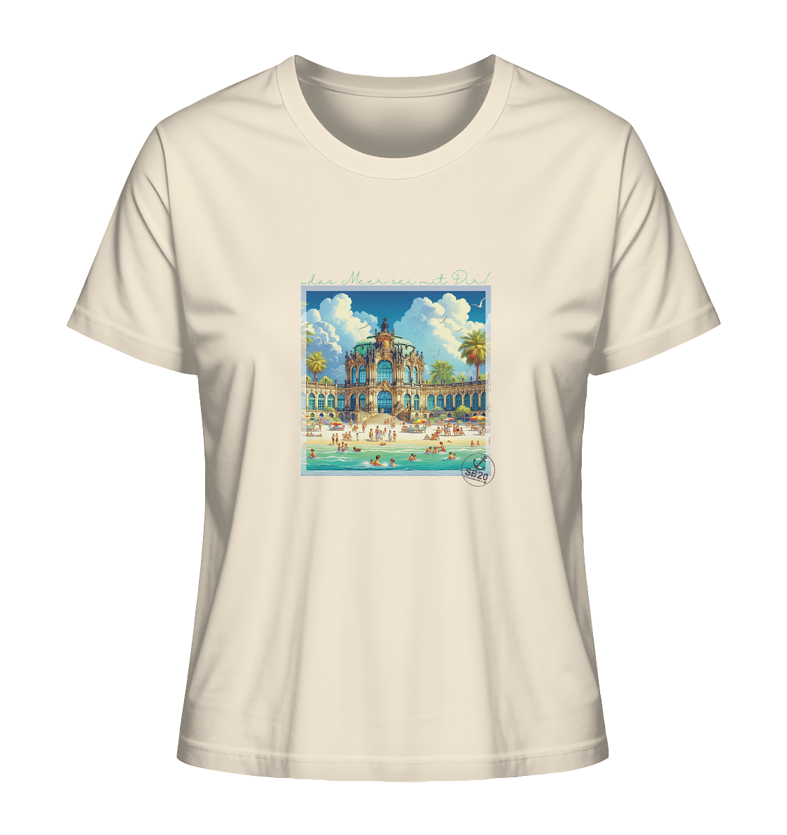 Dresdner Zwinger am Meer ⚓ Mädels Bio T-Shirt