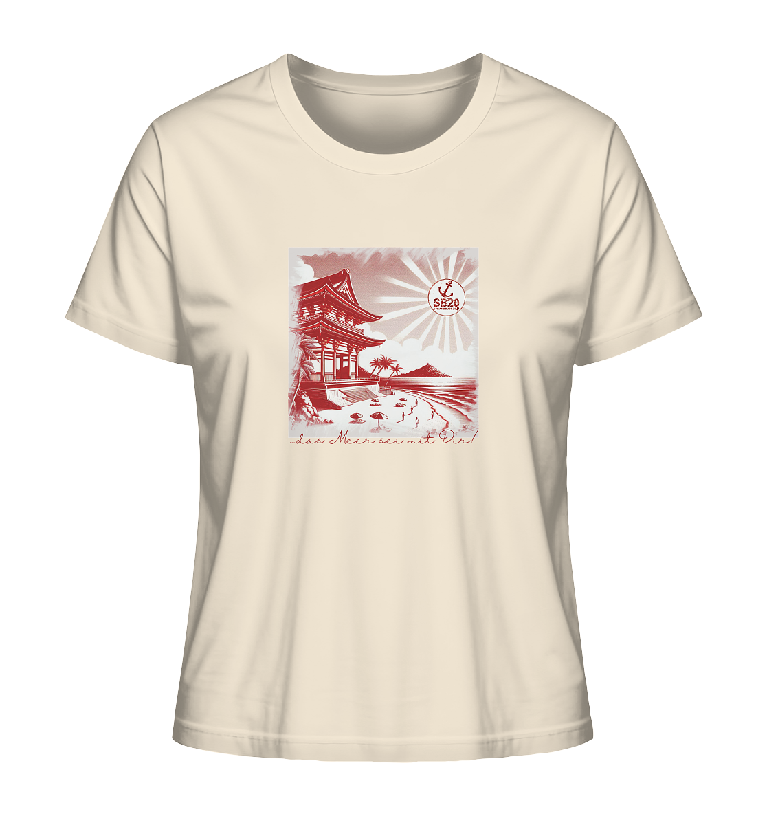 Fushimi Inari-Schrein am Meer ⚓ Mädels Bio T-Shirt