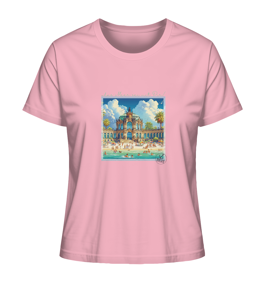 Dresdner Zwinger am Meer ⚓ Mädels Bio T-Shirt