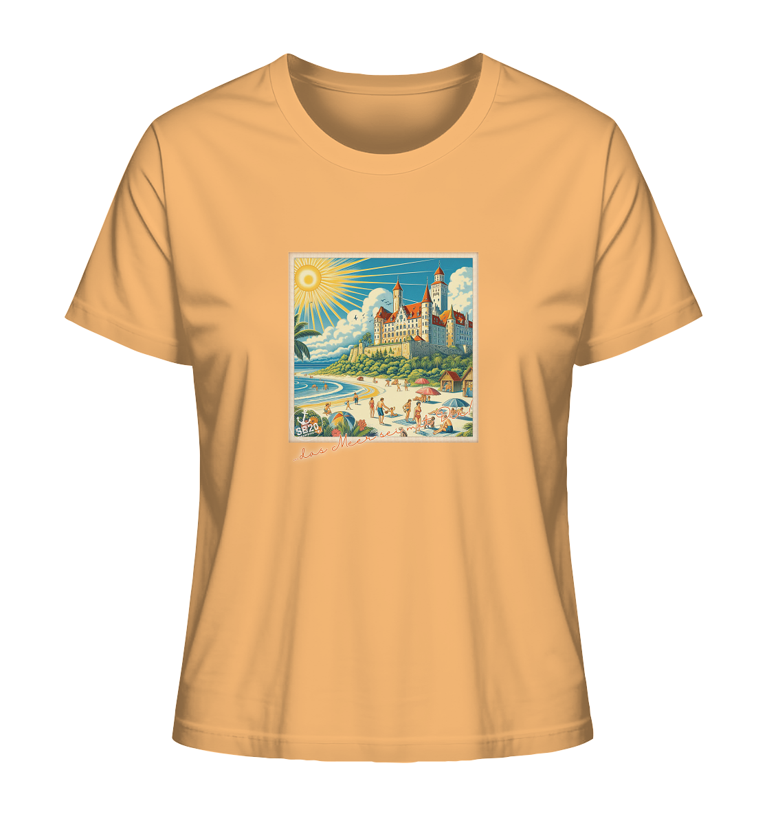 Schloss Wartburg am Meer ⚓ Mädels Bio T-Shirt