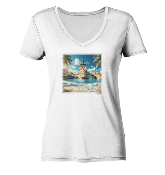 Alte Rathaus Bamberg am Meer ⚓ Mädels Bio V-T-Shirt