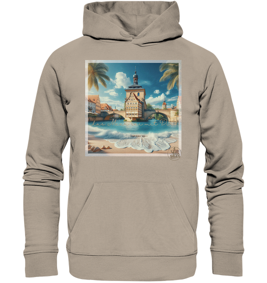 Alte Rathaus Bamberg am Meer ⚓ Unisex Bio-Kapuzenpulli