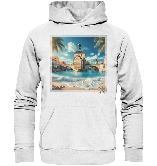Alte Rathaus Bamberg am Meer ⚓ Unisex Bio-Kapuzenpulli