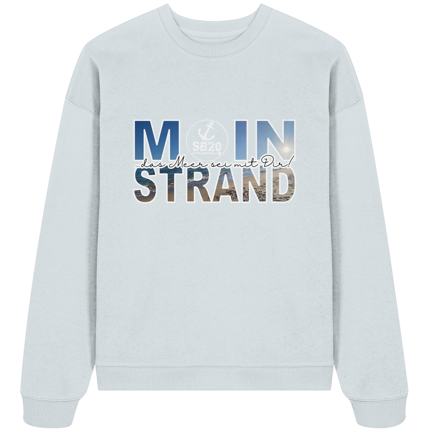 Moin Strand 2.0 ⚓ Unisex Bio-Pulli (Übergross)