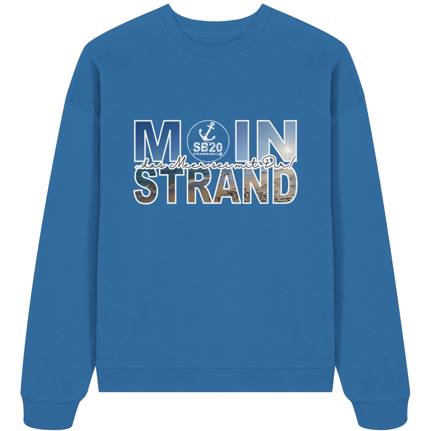Moin Strand 2.0 ⚓ Unisex Bio-Pulli (Übergross)