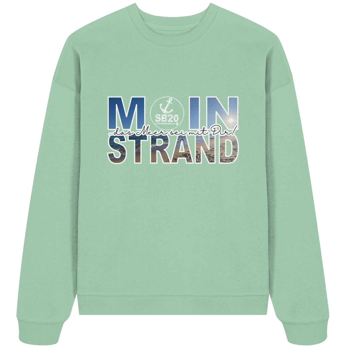 Moin Strand 2.0 ⚓ Unisex Bio-Pulli (Übergross)