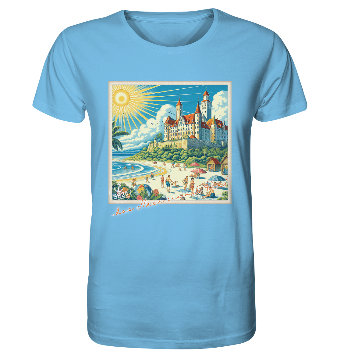Schloss Wartburg am Meer ⚓ Unisex Bio T-Shirt